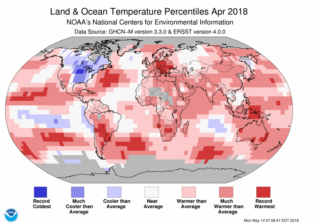 Pace of warming exceeds Global average.